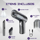 Aspirador Portátil Sem Fio Automotivo Recarregável Potente Para Limpeza De Carro Sofá Estofados Tapetes Escritório (Branco)