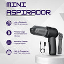 Aspirador Portátil Sem Fio Automotivo Recarregável Potente Para Limpeza De Carro Sofá Estofados Tapetes Escritório (Branco)