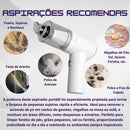 Aspirador Portátil Sem Fio Automotivo Recarregável Potente Para Limpeza De Carro Sofá Estofados Tapetes Escritório (Branco)