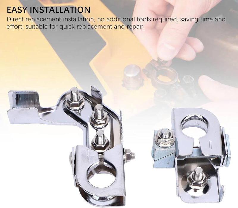 SUNGOOYUE Terminal Bateria, Conectores Terminal Bateria Set Top Post Auto Terminal Braçadeiras Substituição para Super Duty F-450 1500 2500 3500 Rangers Veículos Com Material De Cobre