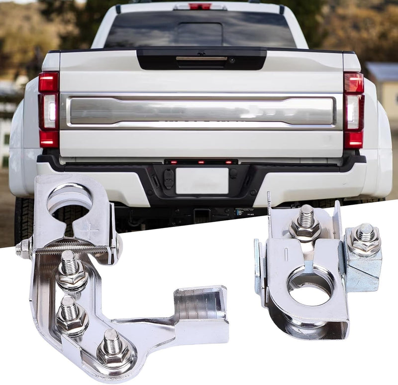 SUNGOOYUE Terminal Bateria, Conectores Terminal Bateria Set Top Post Auto Terminal Braçadeiras Substituição para Super Duty F-450 1500 2500 3500 Rangers Veículos Com Material De Cobre