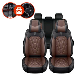 Capa Completa Automotiva Universal Aureon em Couro Legítimo e AirBag +BRINDES: Tapete e Capa Para Volante
